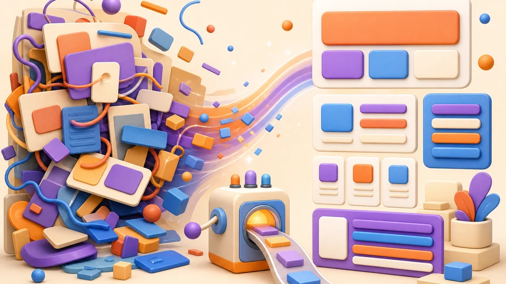 ภาพเปรียบเทียบ template เว็บที่ยุ่งเหยิงถูกจัดระเบียบใหม่โดย compiler ที่เข้มงวดขึ้น