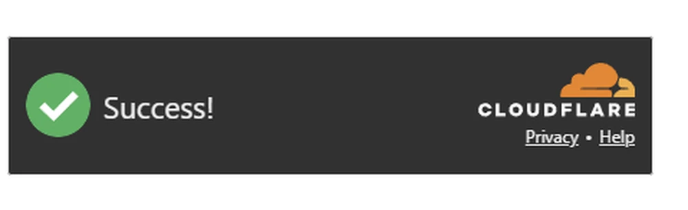 captcha หายไปจากหน้าเว็บ — ไล่แก้ 4 ชั้น กว่าจะเจอตัวจริงที่ Cloudflare CSP 2 กล่อง Cloudflare Turnstile แสดงสถานะ Success ผ่านการยืนยันเรียบร้อย